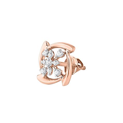 Buy Timeless Treasures Rose Gold Diamond Earrings OER23162-D900X0C ...