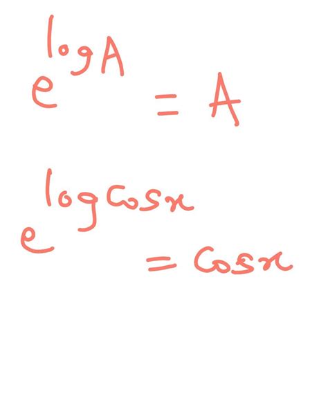 What is the value of e to power log cosx? - Brainly.in