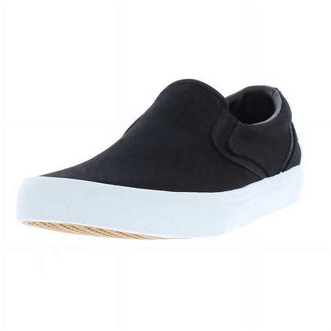 Hurley Men's Canvas Slip-On Casual Canvas Shoe (8.5, Black) - Walmart.com