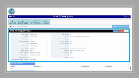 EQMS SOFTWARE SOLUTIONS ePermitToWork
