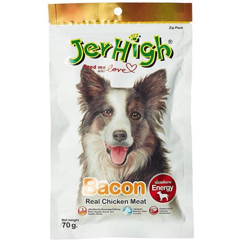 JerHigh Chicken Bacon Dog Treat | Supertails
