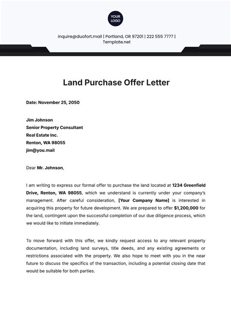 Real Estate Buyer Offer Letter Home Buyer Offer Letter Template: