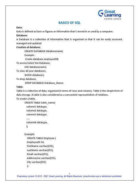 Image result for SQL Basic Book PDF
