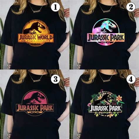 Jurassic Park Shirt, Jurassic Park Logo Shirt, Dinosaur T-rex Shirt ...