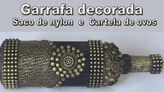 Garrafa decorada com papel alumínio | Cantinho do Video