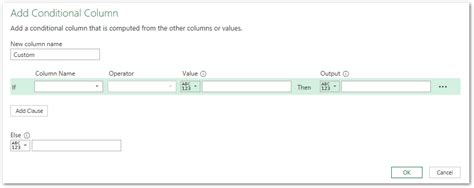 Image result for Power Query Call a Parameter into a Conditional Column