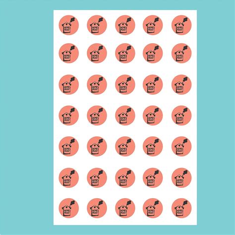 VVWV Home Made Stickers Waterproof Thank You Stickers for Packing ...