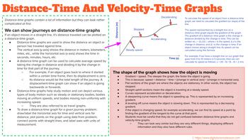 Speed Distance Time Graphs Heggerty 的图像结果