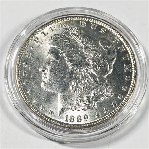 1889 Morgan Silver Dollar*High Grade*Lustrous*In Protective Capsule ...