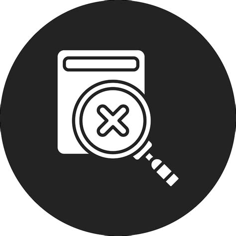 Rejected icon vector image can be used for business management ...