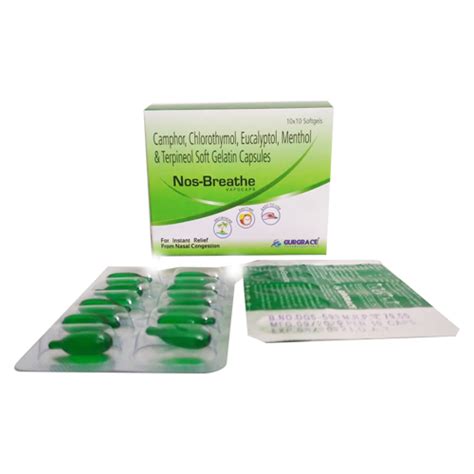 NOS-BREATHE Softgel Capsules Gurgrace Pharmaceuticals