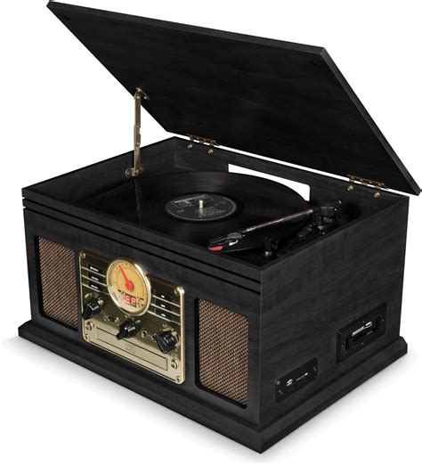 Buy Record Player Vinyl Turntable with Speakers – USB MP3 Playback ...