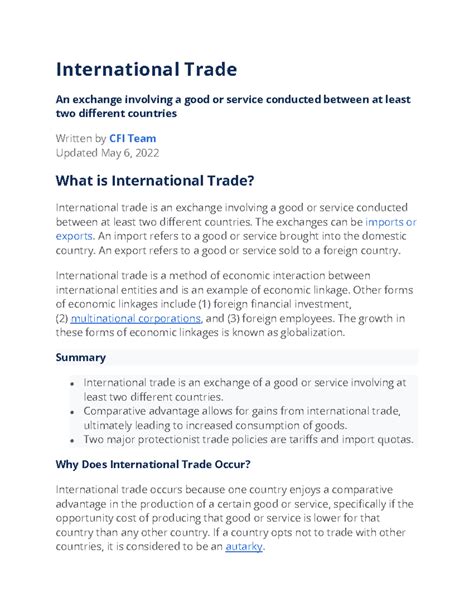 Example of International Trade 的图像结果