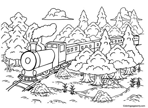 Polar Express Coloring Pages to Print - Free Printable Coloring Pages