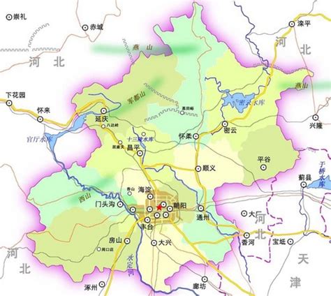 北京市地图全图高清版 (第1页) - 图说健康