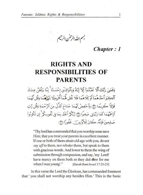 Parents Islamic Rights and Responsibilities | Books | Islamicshop.in