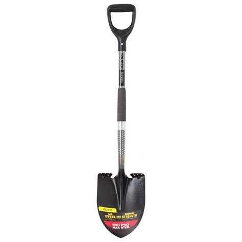 Truper Tru Pro Max Steel 30 In. D-handle Round Point Shovel With Steel ...