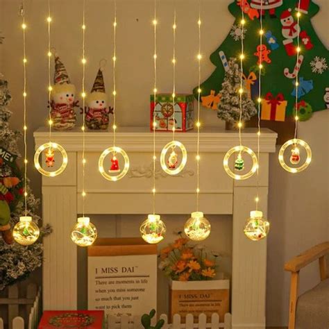Christmas Curtain Lights