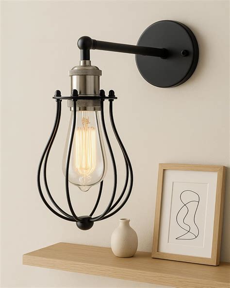 Homesake®Vintage Wall Sconce Industrial Lighting Adjustable Socket ...