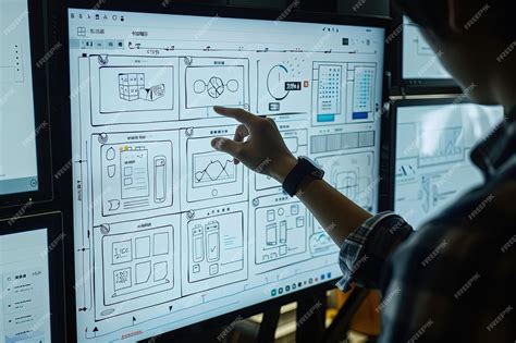 Business Man Pointing at Computer 的图像结果