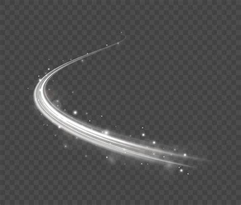 White shiny sparks of spiral wave imitation of the exit of cold air ...