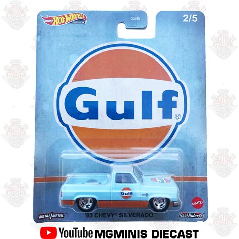 Hot Wheels Premium 83 Chevy Silverado Gulf – MgMinis Diecast