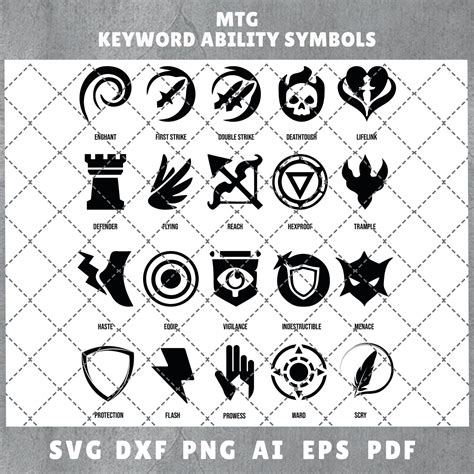 Printable Magic The Gathering Set Symbols - Free Printable Worksheets ...