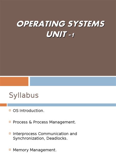 Operating System 1 的图像结果