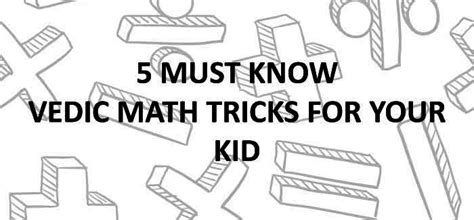 Image result for Fun Activities for 8th Class Vedic Math