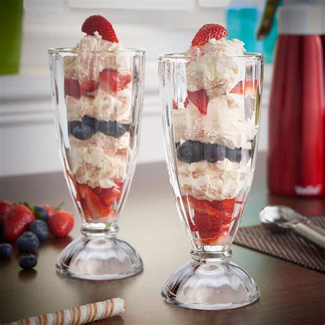 Buy Homme Glass Set for Serving Ice Cream, Sundae, Shakes, Mocktail ...