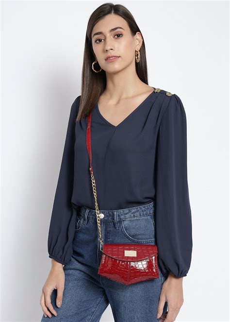 Get Chic Mini Bumbag/ Beltbag/ Crossbody Sling Bags Cherry at ₹ 1749 ...