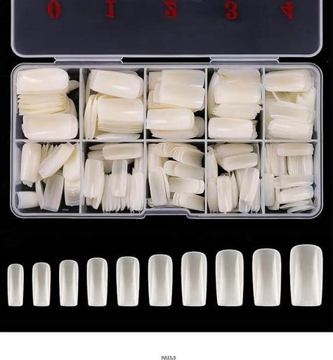 EMRIKA Natural Color Acrylic Nail Tips Kit White - Price in India, Buy ...