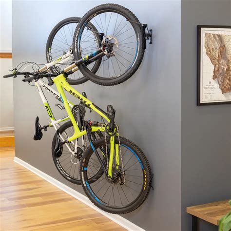 Swivel Mount Bike Storage Rack | 2 Bike Garage Wall Hooks - Walmart.com