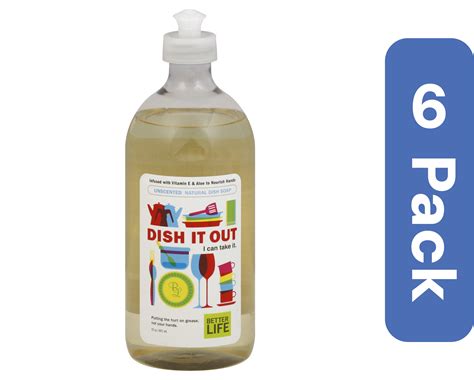 Better Life Unscented Dish Soap 22 oz (Pack Of 6) - Walmart.com