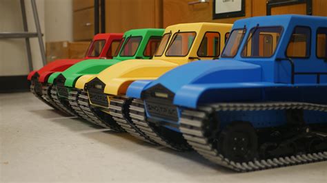 🚜 3D Printed 1/7 scale Sno-Trac RC snowcat・ 3D File for 3D printing・Cults