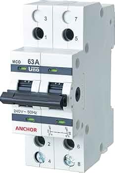 Anchor by Panasonic 98083 UNO Series 40 Ampere Dual Pole Change Over ...
