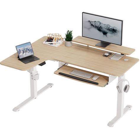 Eureka Ergonomic Standing Desk Adjustable Height 61 Electric Sit Stand ...