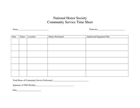 National Junior Honor Society Certificate Template