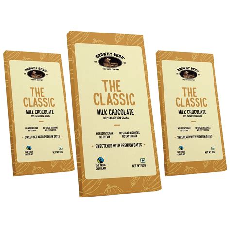 Date Sweetened Milk Chocolate | Set of 3 bars x 60g | 35% cocoa, No ...