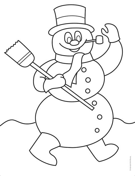 How to Draw Frosty the Snowman: Step-by-Step Art Lesson for Kids