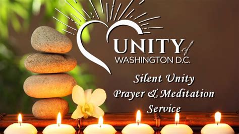 "Silent Unity Prayer & Meditation Service" Wednesday, February 2 @ 7pm ...