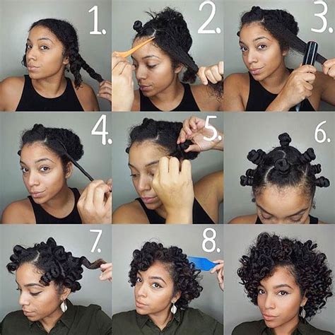 Image result for Bantu Knot Out Tutorial