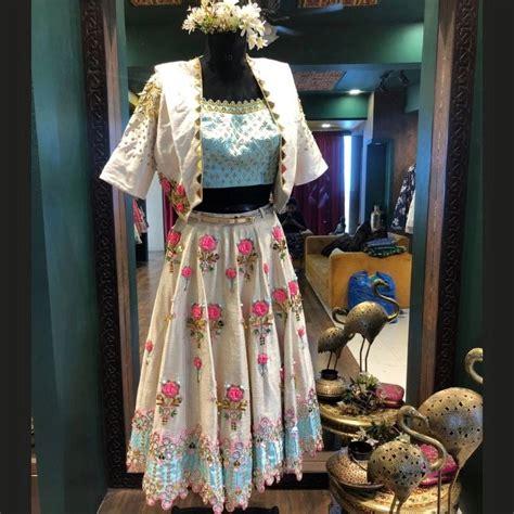 Papa Don't Preach Half Set Lehenga