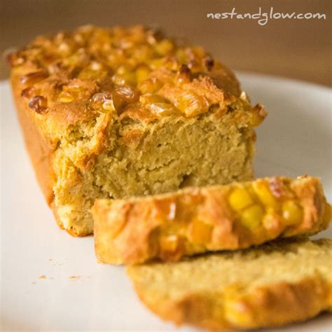 3-Ingredient Protein Corn Bread - Gluten Free & Vegan - Nest and Glow