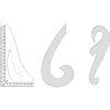 Aston Art Curve - Combo Set of 3 , Clear : Amazon.in: Fashion