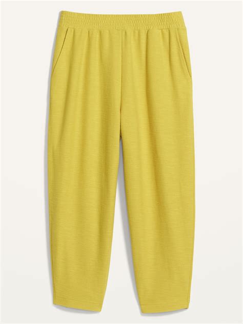 Extra High-Waisted French-Rib Barrel-Leg Plus-Size Sweatpants | Old Navy