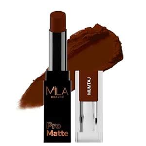 Buy Mila Beauté Pro Matte Lipstick | Highly Pigmented & Long lasting ...