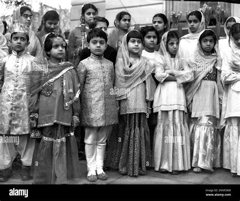 Indian children in London in 1950s Stock Photo - Alamy