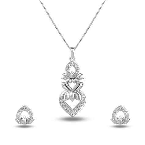 Buy Sterling Silver Necklace Sets Online at Best Prices | TrueSilver