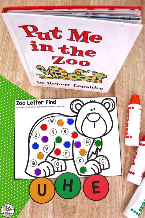 Put me in the zoo alphabet activity – Artofit